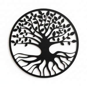 Figura decorativa en forma de árbol de la vida