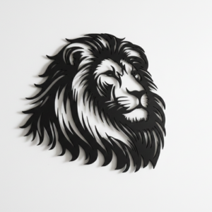 Figura decorativa Cabeza de León