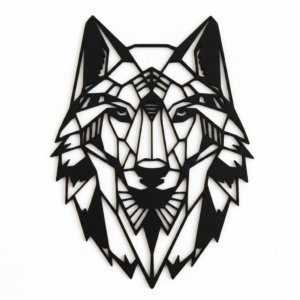 Figura decorativa Cabeza de Lobo